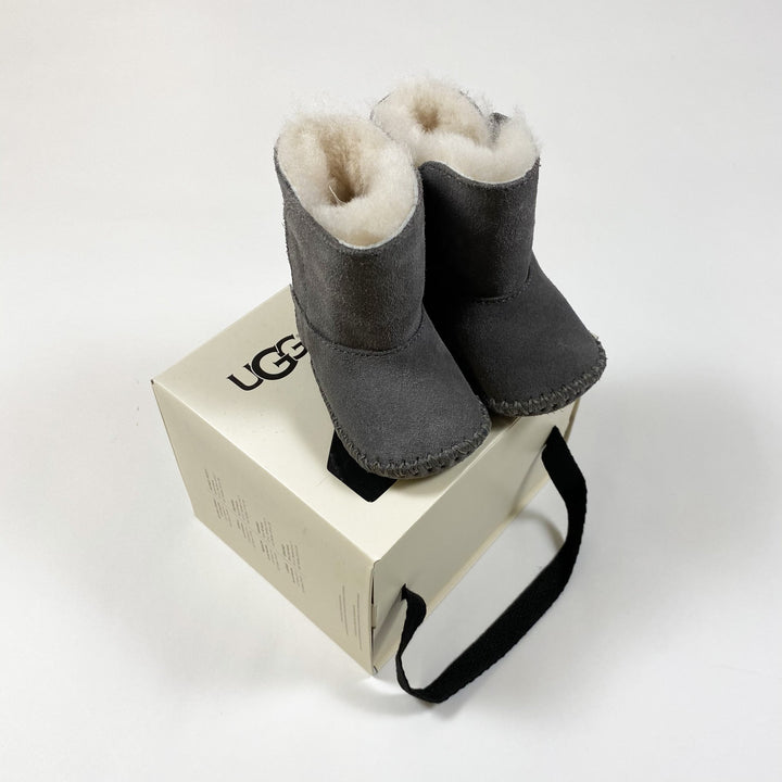 UGG grey Caden classic boot in suede leather 0/1 0-6M