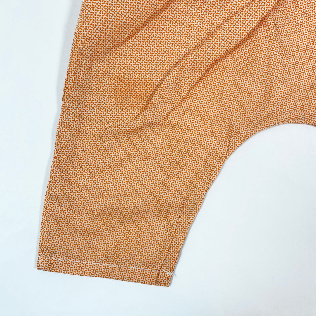 Petit Pan teal/orange print blouse & trousers set 3M 5