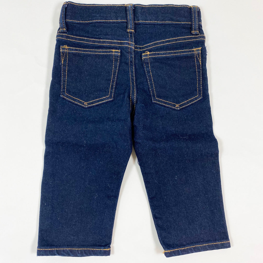 Gap dark denim straight jeans 12-18M 2