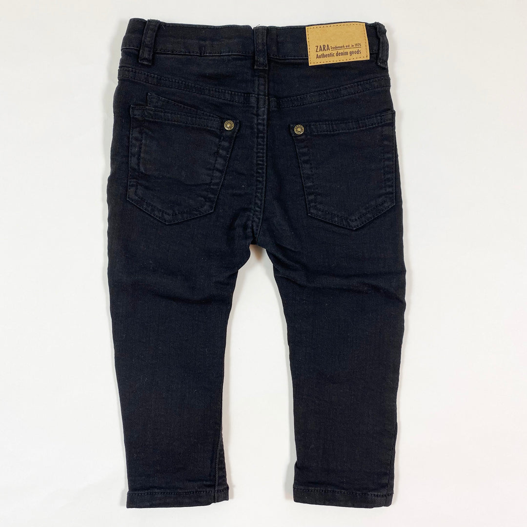 Zara black slim jeans 9-12M/80 2