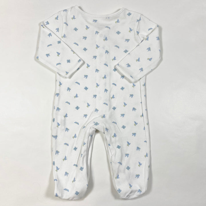 Cotton Juice white/blue print pyjama 3-6M 2