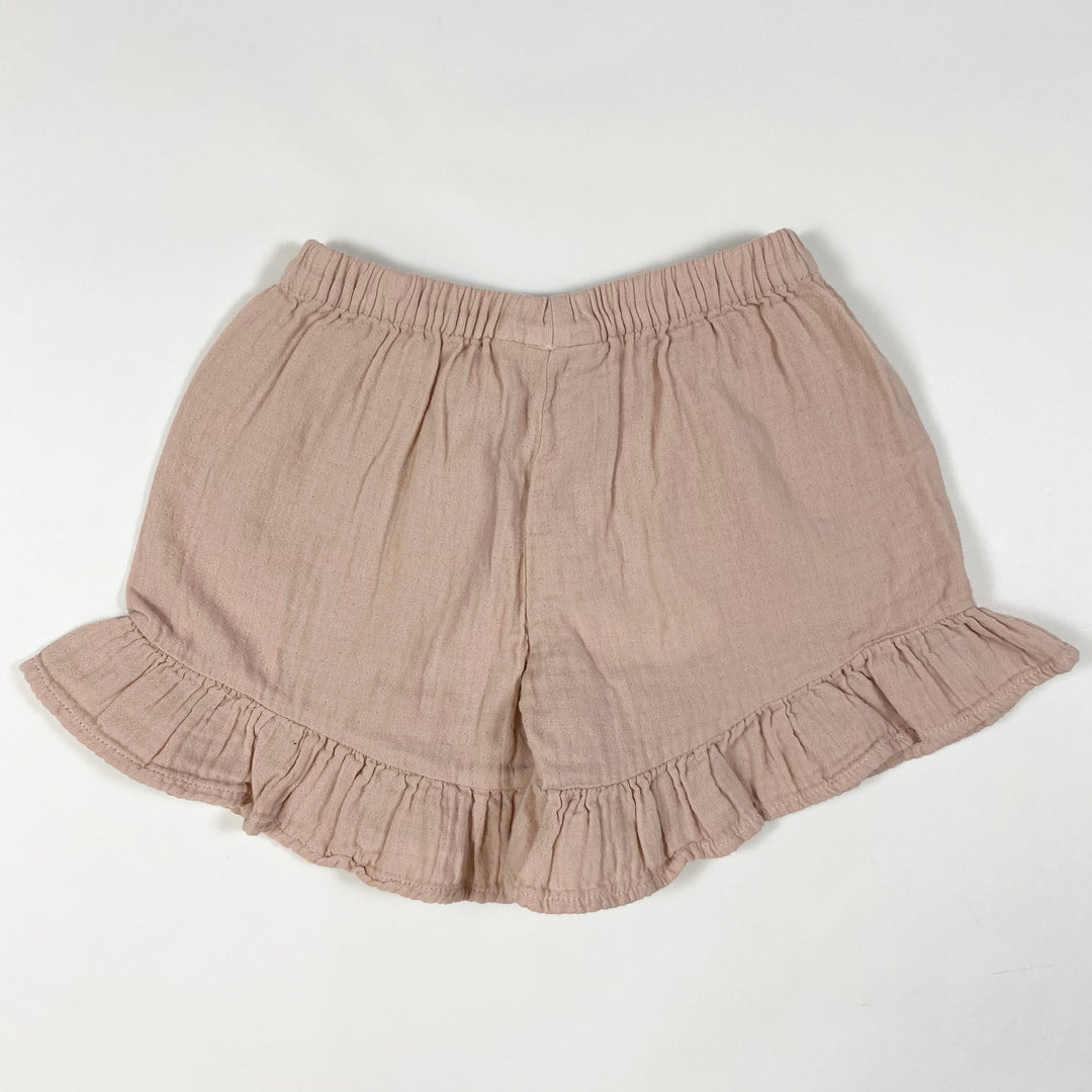 Moumout faded pink Esther muslin shorts with ruffles Second Season diff. sizes