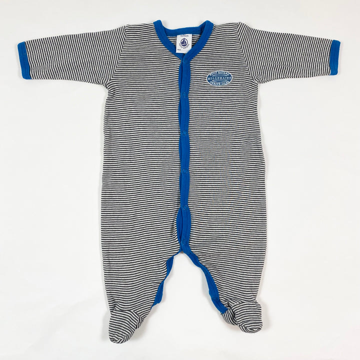 Petit Bateau blue stripe pyjama 1M/54 1