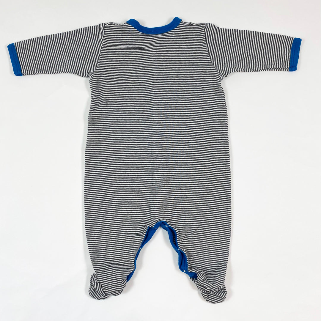 Petit Bateau blue stripe pyjama 1M/54 2