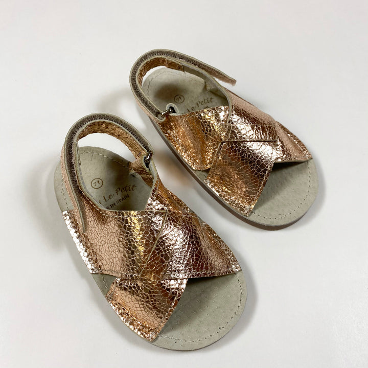 Shoes Le Petit metallic pink sandals Second Season 21 1