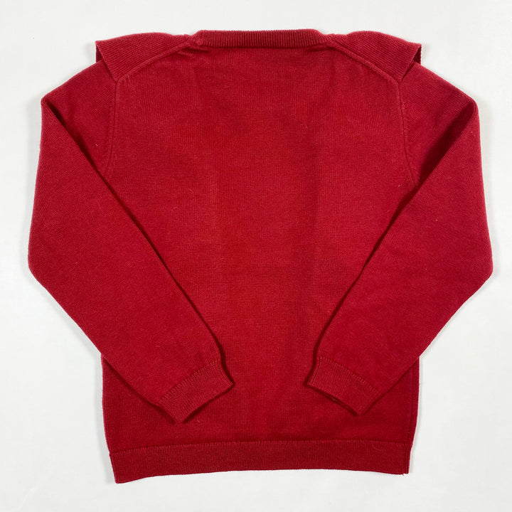 Chloé burgundy knit cashmere blend pullover 8Y 3