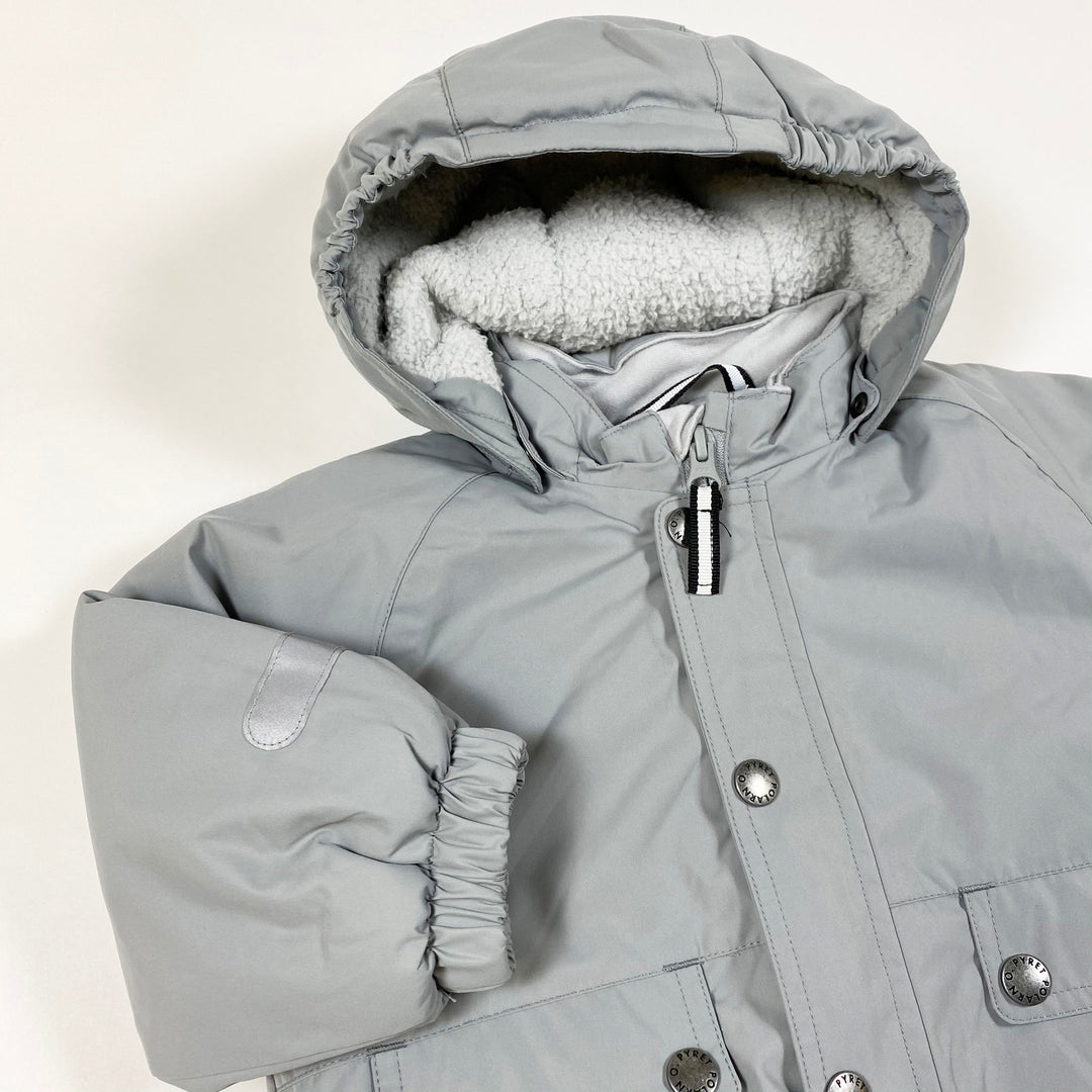 Polarn O. Pyret hellgrüne/graue fleecegefütterte Winterjacke 9-12M/80