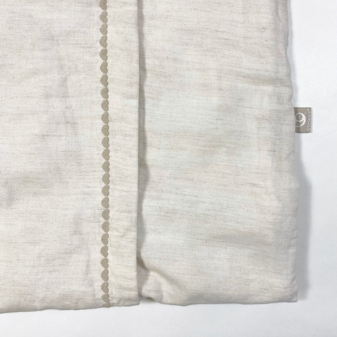 Stokke ecru extendable linen sleeping bag 0.7 Tog 0-6M 3