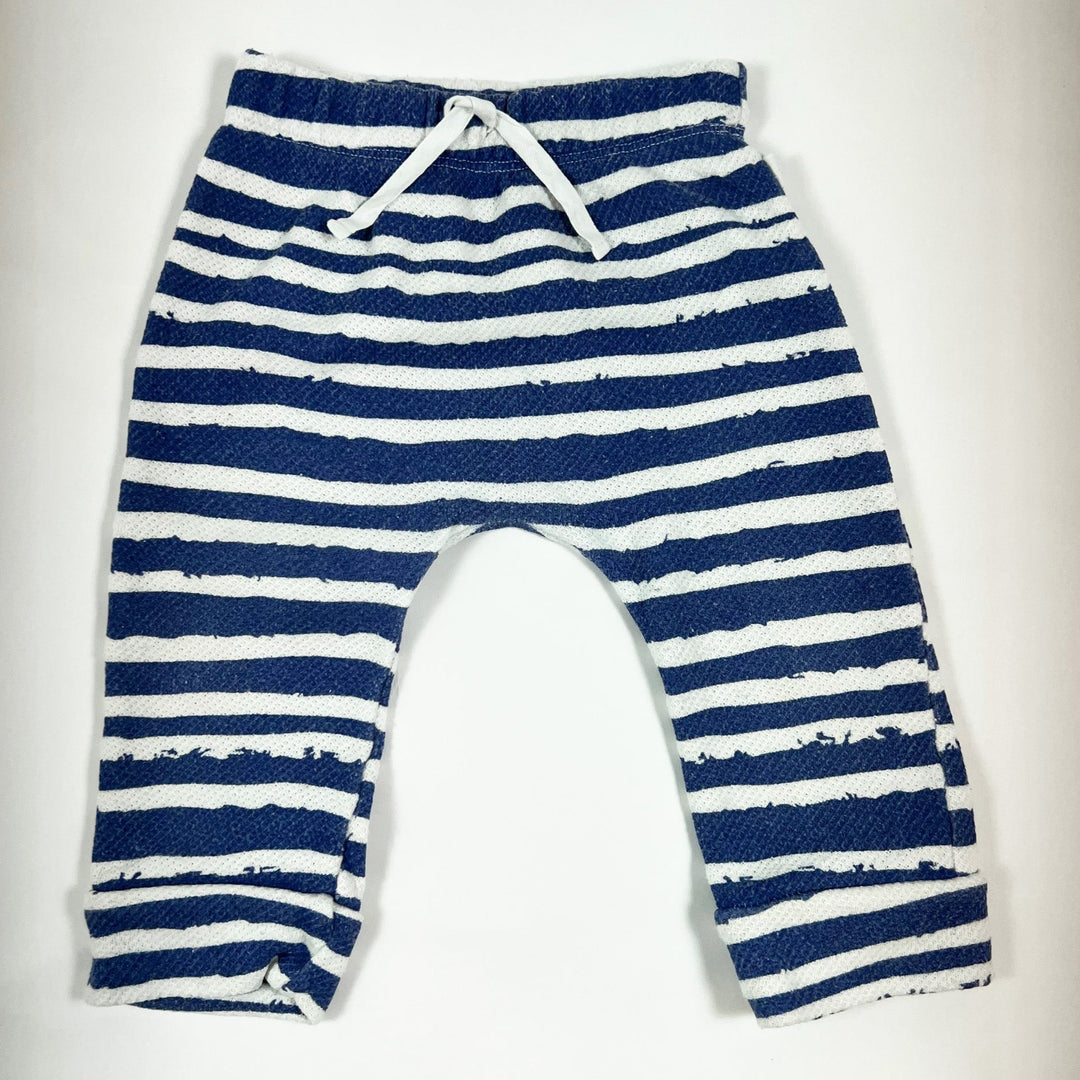 Noé & Zoë blue striped pants 12-18M 1