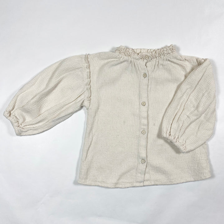 Zara cream blouse 3-4Y/104 1