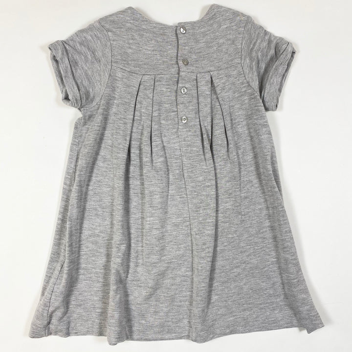 Jacadi grey short-sleeved jersey dress 23M/86cm