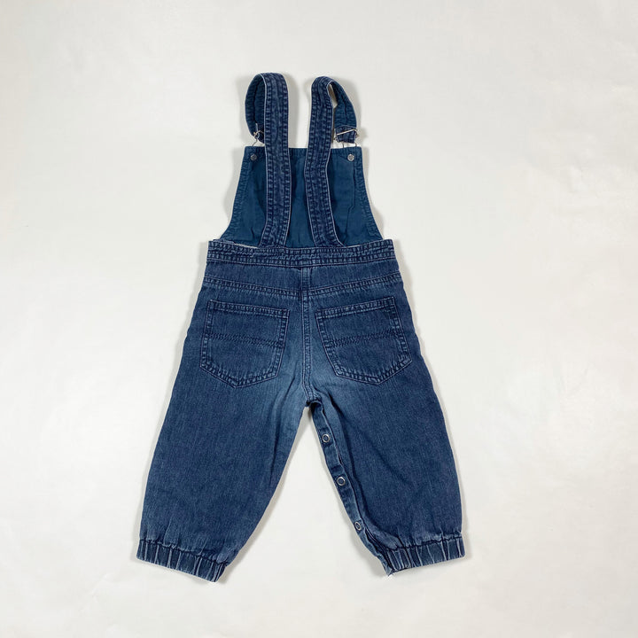 Petit Bateau denim dungarees 12M/74 2