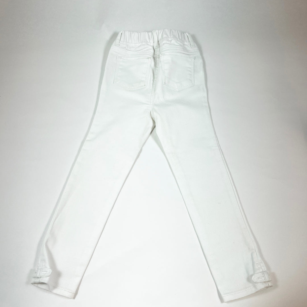 Gap white jeans with bow 5Y 2