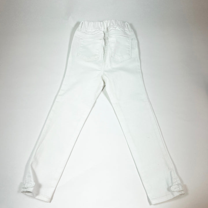 Gap white jeans with bow 5Y 2