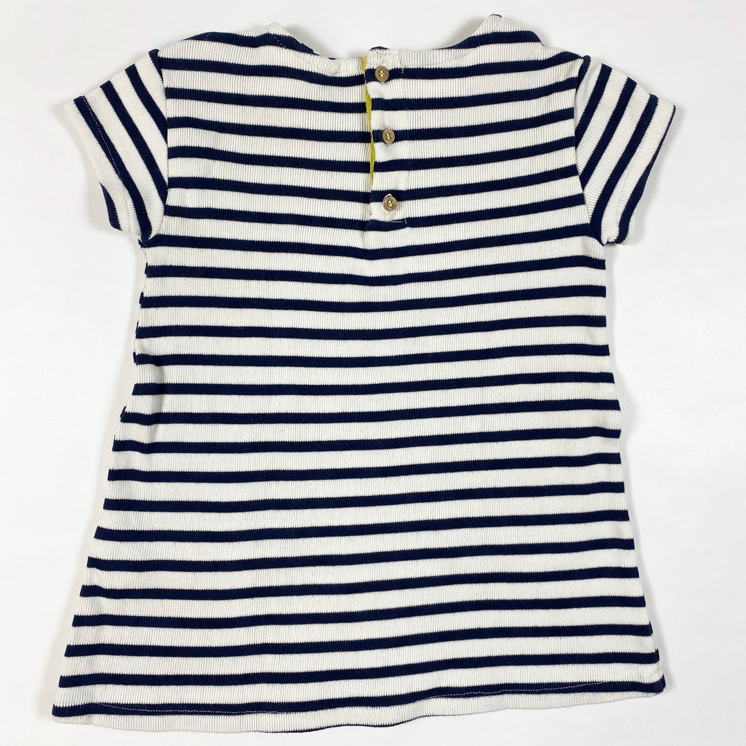 Zara breton stripe dress with pockets 18-24M/92