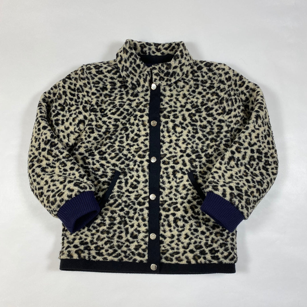 Simple Kids leopard padded fleece jacket 6Y 1