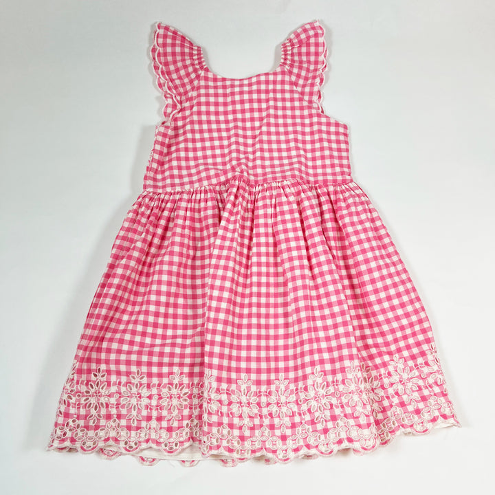 Gap pink ginham embroidered dress 5Y 3