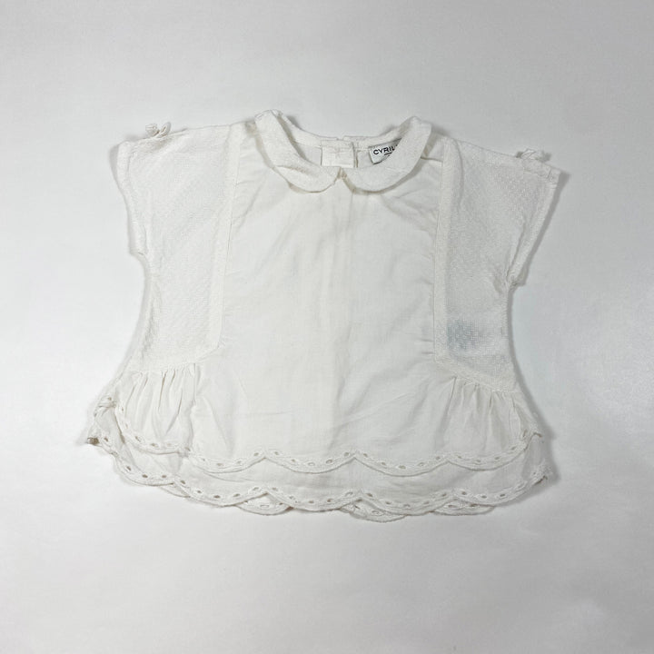 Cyrillus off-white blouse 6M/67 1