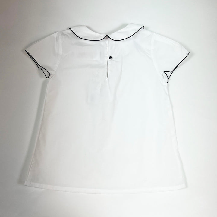 Jacadi white double collar top Second Season 5A/110 2