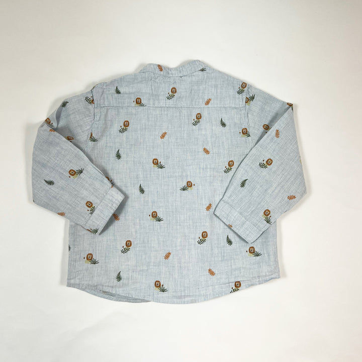 Zara blue lion shirt 3-6M/68 2