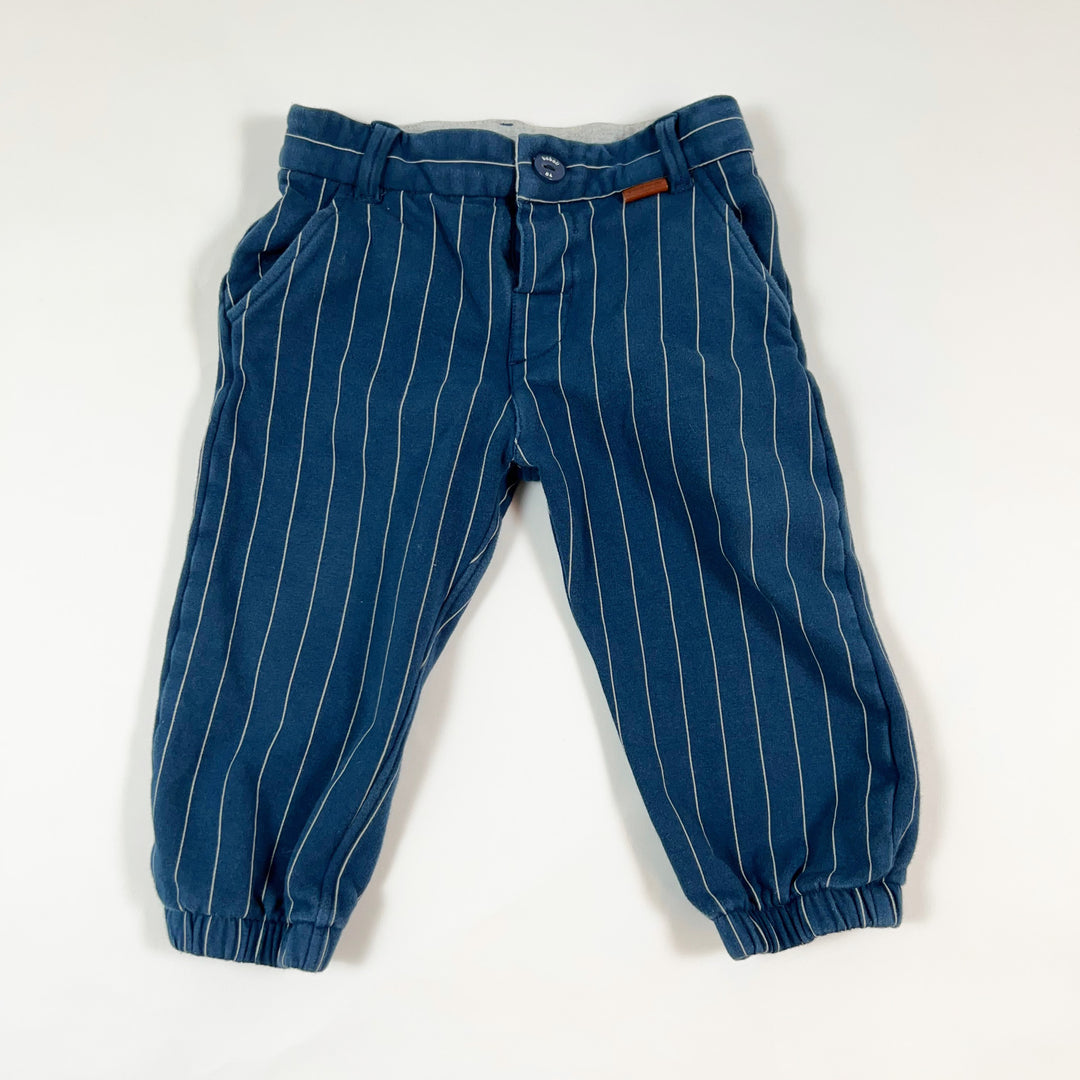 Boboli blue striped pants 12M/80 1