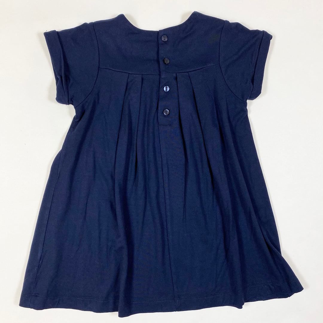 Jacadi navy short-sleeved jersey dress 23M/86cm