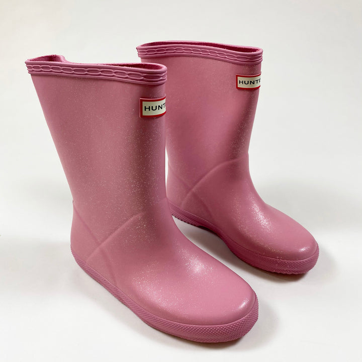 Hunter pink glitter original first classic wellingtons Second Season 31