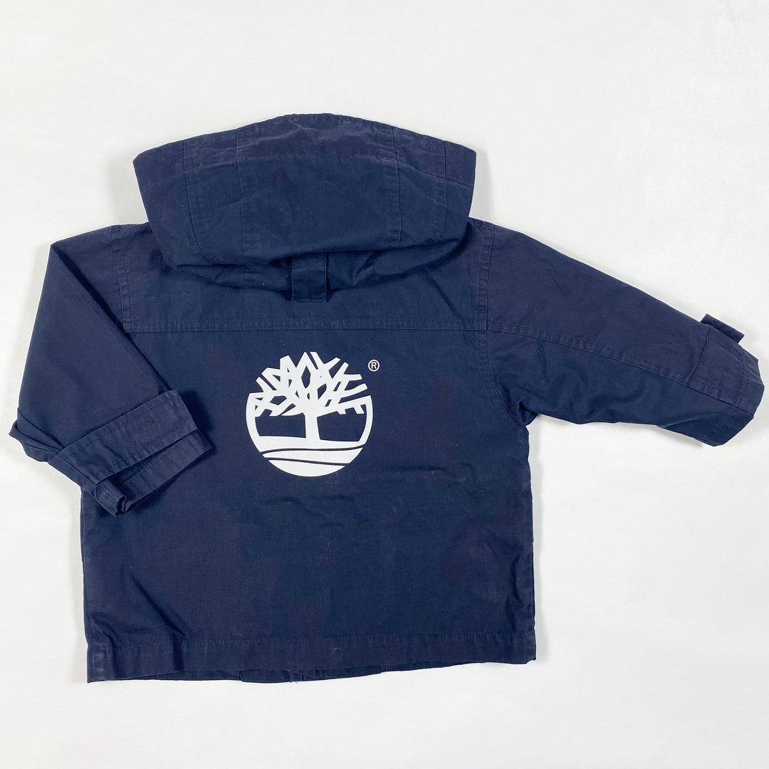 Timberland navy transition jacket with removable hood 9M 3