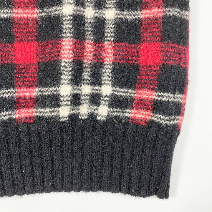 Ralph Lauren vintage tartan wool pullover M/ca10-12Y