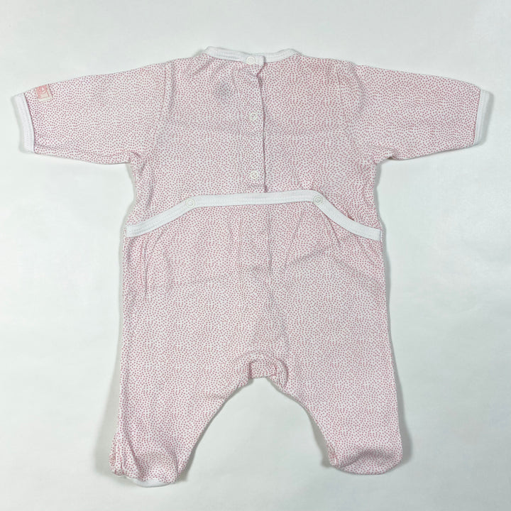 Petit Bateau pink spots pyjama NB/50 3