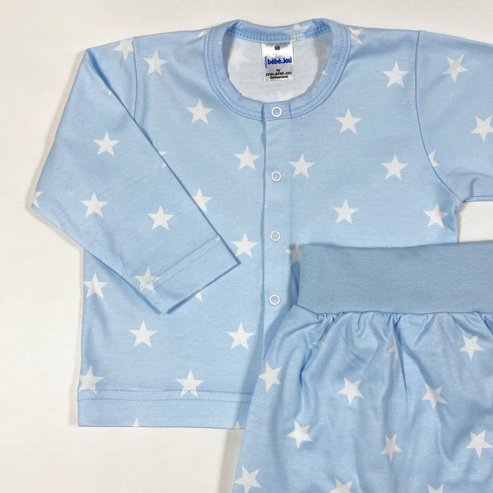 Zewi blue star cardigan & pants set 68 2