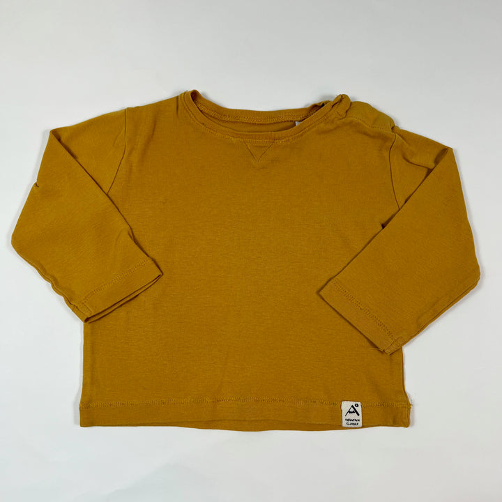 Zara mustard longsleeve 8-12M/80 1