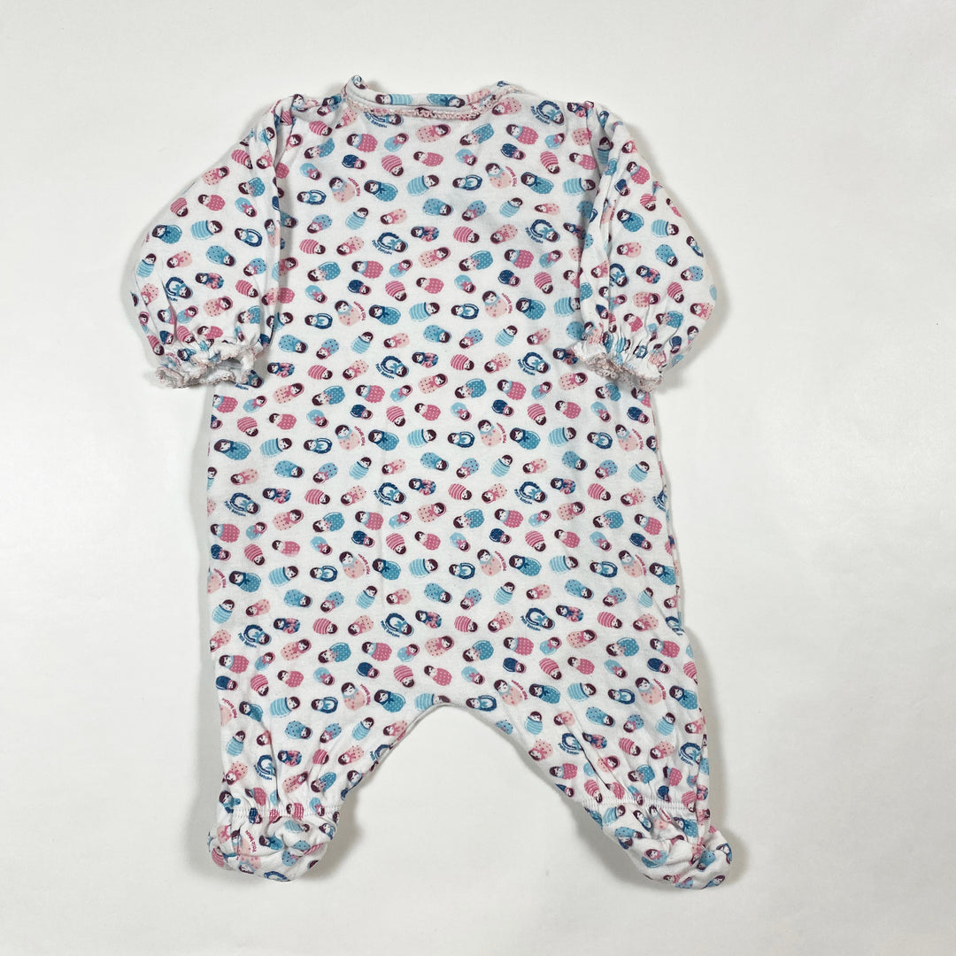 Petit Bateau white Matrioska pyjama 1M/54 2