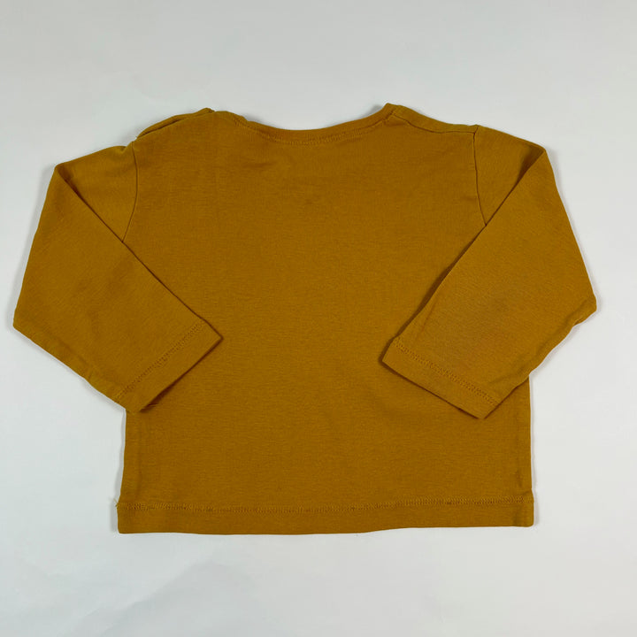 Zara mustard longsleeve 8-12M/80 2