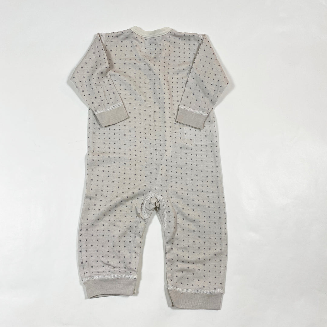 Hust & Claire beige pyjama with grey stars, long 3M/62 2