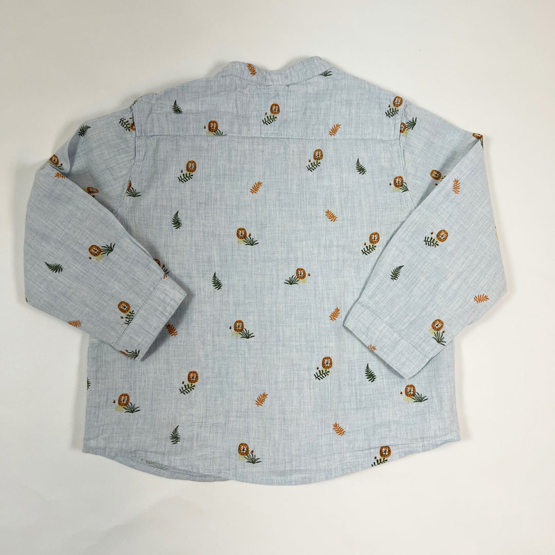 Zara blue lion shirt 18--24M/92 2