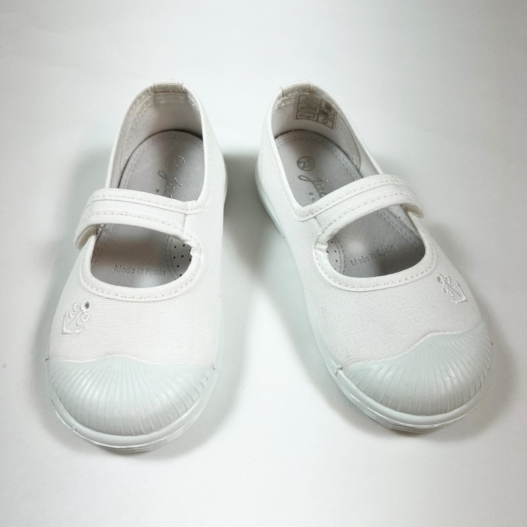 Jacadi white ballerinas 23 1