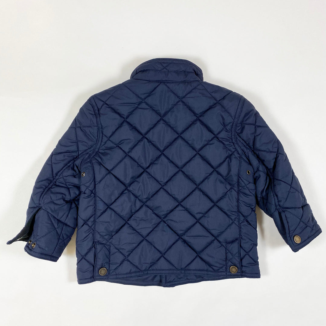 Ralph Lauren marineblaue klassische Steppjacke 2Y