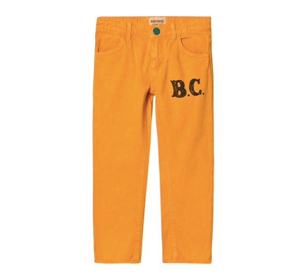 Bobo Choses sun yellow slim trousers Second Season diff. sizes