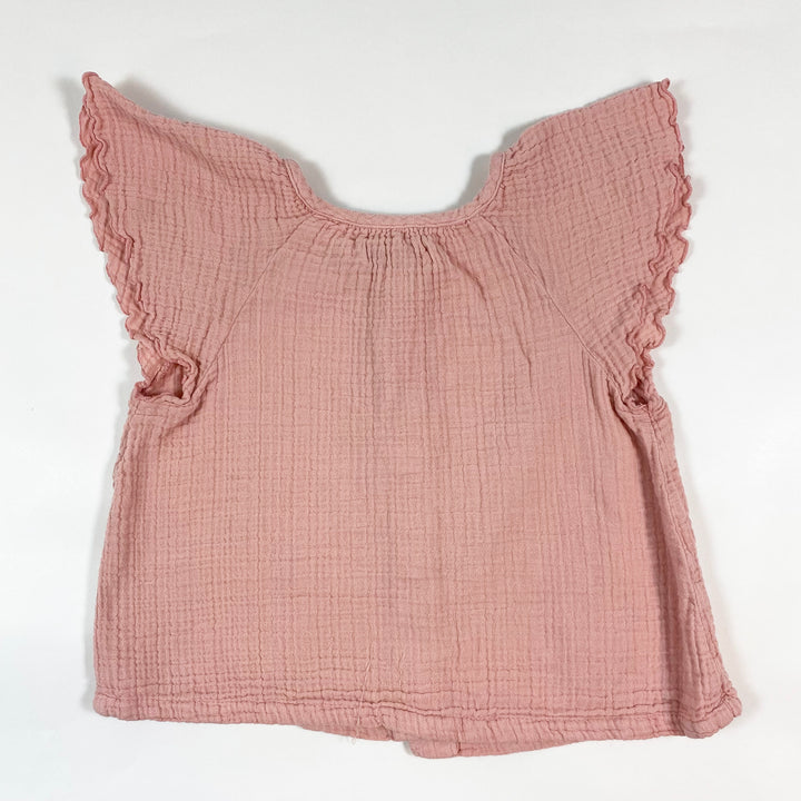 Zara pink muslin blouse 2-3Y/98 2