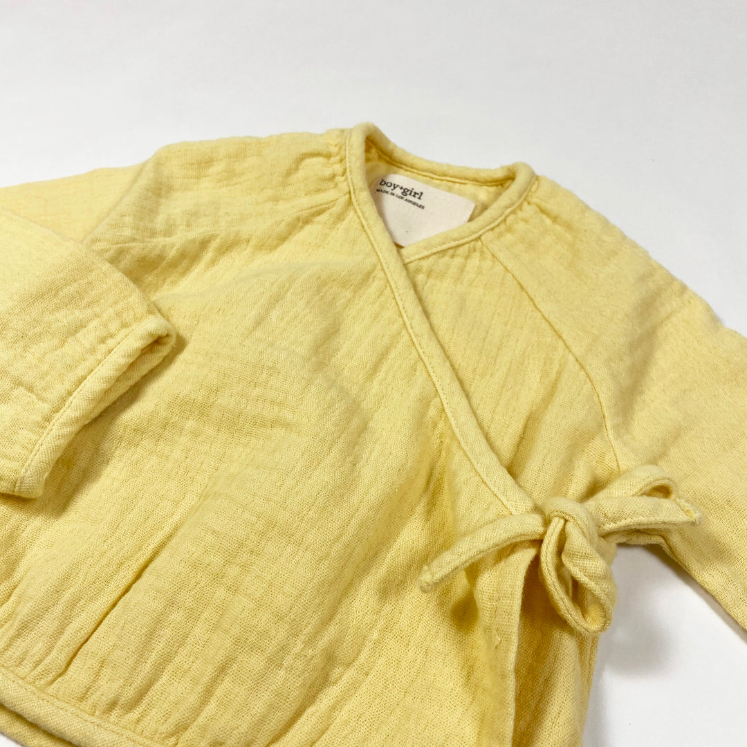 Boy + Girl yellow kimono top Second Season 18-24M