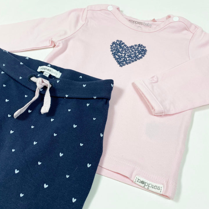 Noppie's blue/pink baby top and pants set 62 2