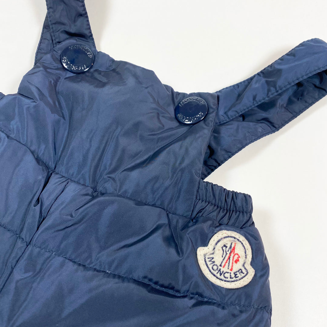 Moncler navy snow pants 12-18M/80 2