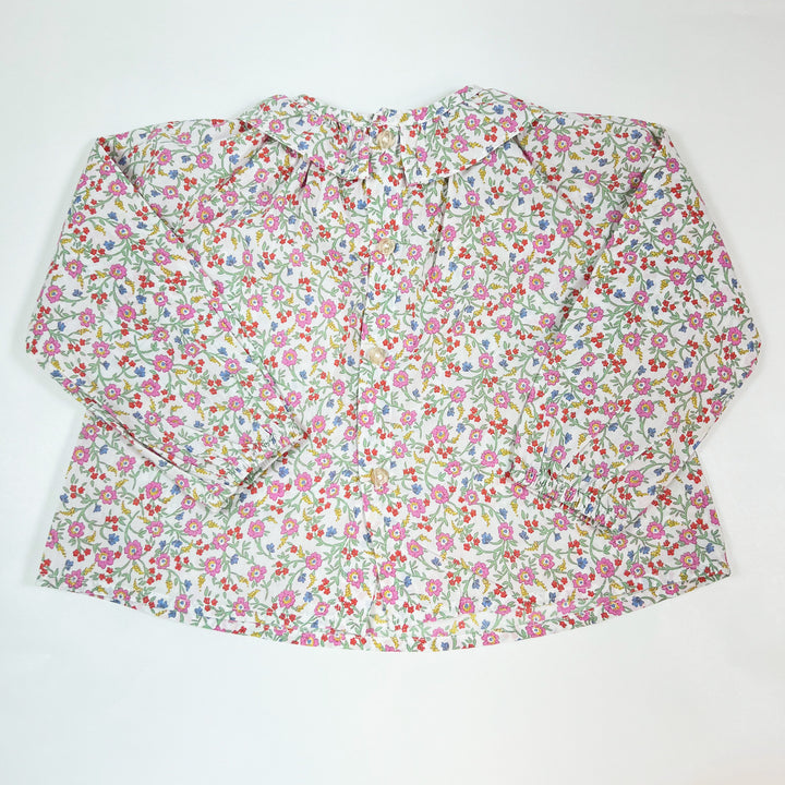 Olivier London ecru floral blouse 1-2Y 3