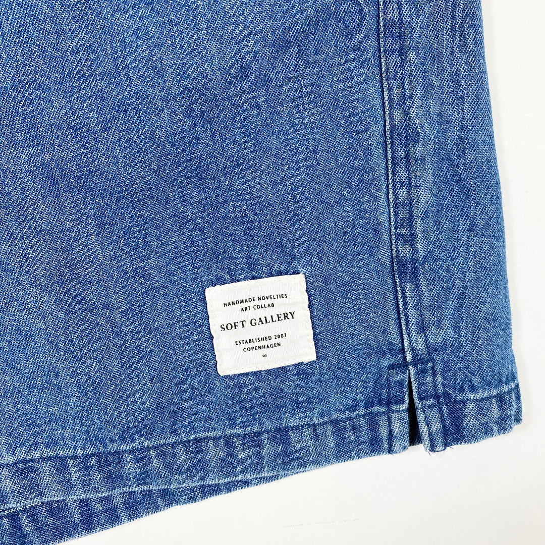 Soft Gallery blue denim Alisdair shorts Second Season 12Y