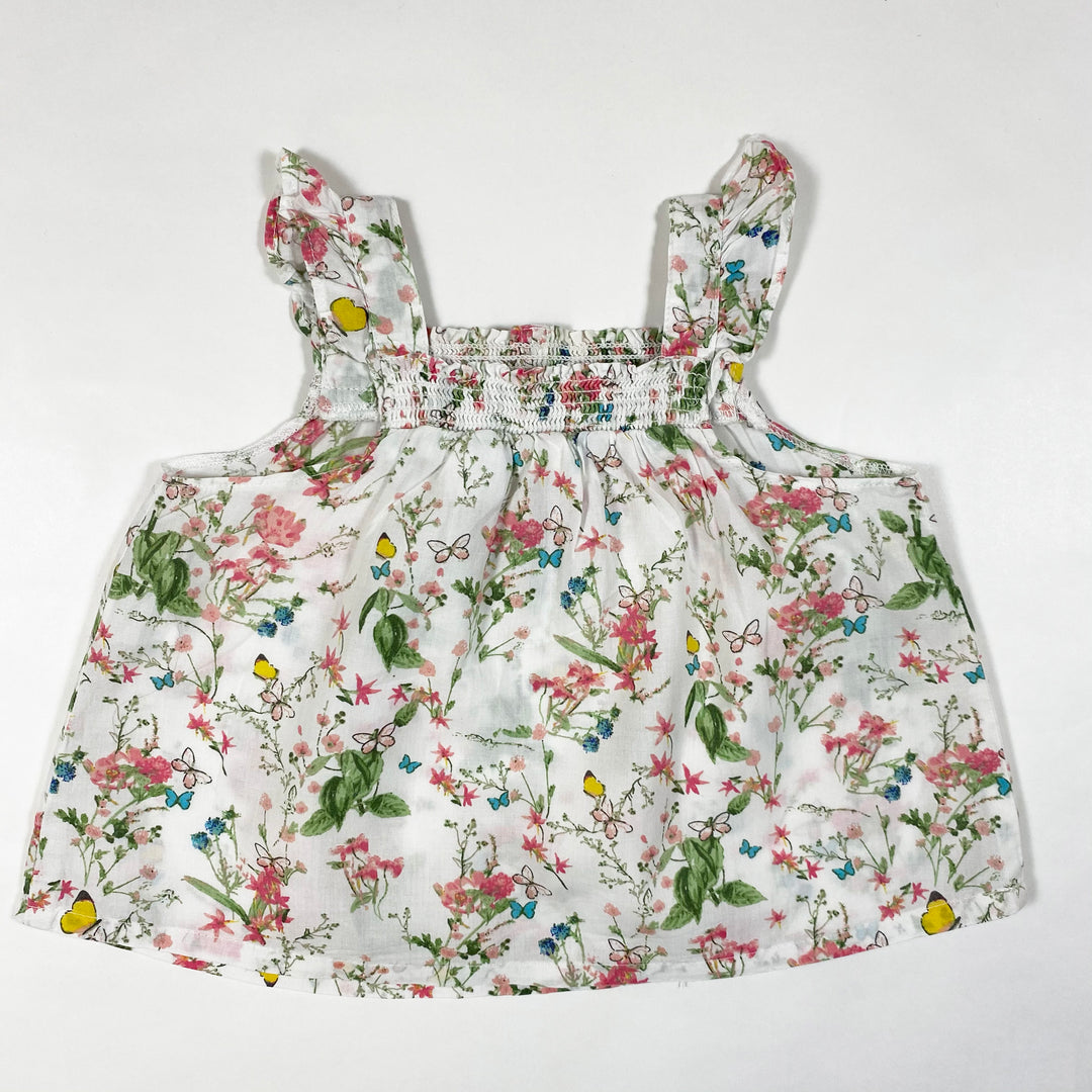 Zara floral butterfly sleeveless top 9-12M/80 3