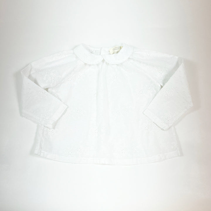 Olivier London white guipure blouse 1-2Y 1