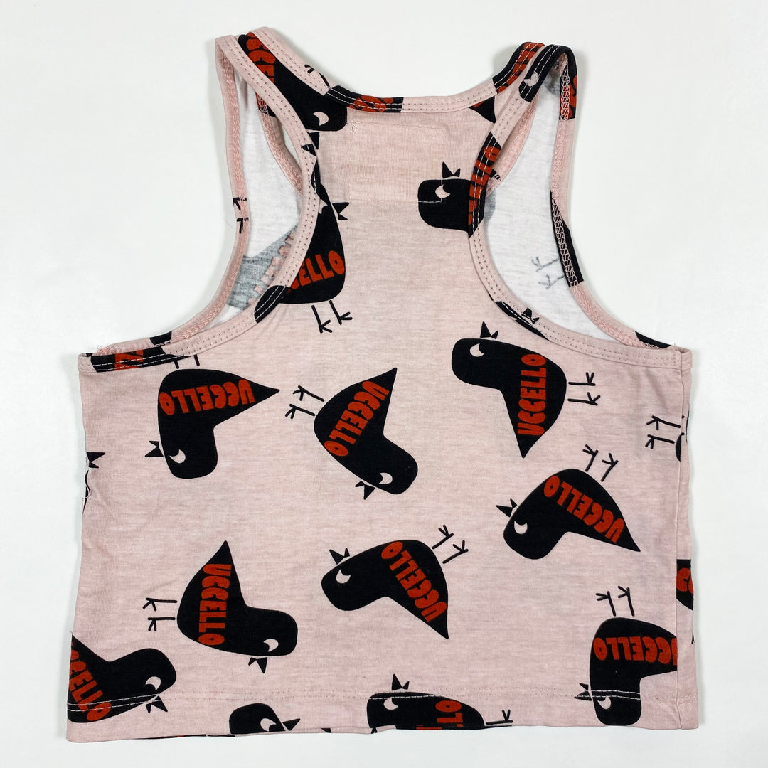 Hugo loves Tiki pink bird tank top 18-24M 2