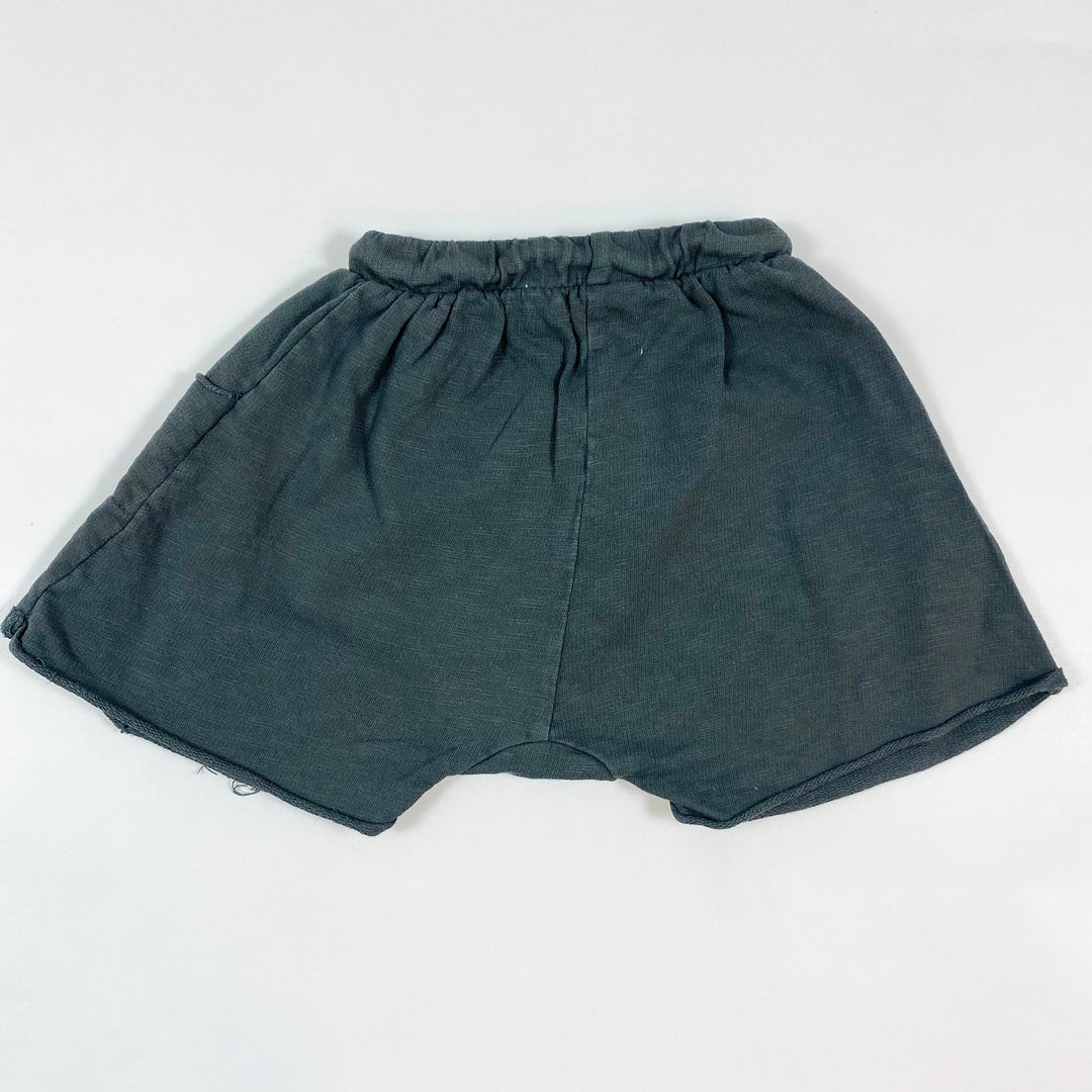 Babyclic storm grey french terry shorts 6-12M/80 2