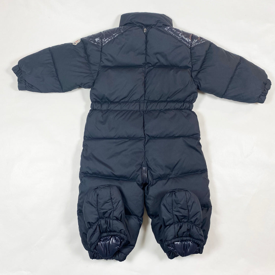 Moncler black ski overall with detachable feet 74/9-12M 3